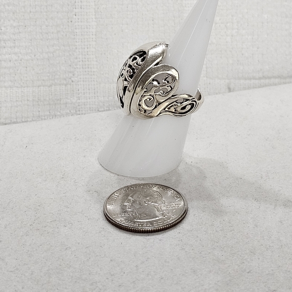 Carolyn Pollack Relios 925 Swirl Dome Ring - Picture 3 of 16